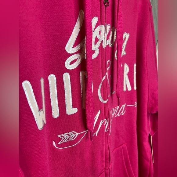 072. NWT American Crown Young Wild and Free Hoodied full zip xl - Picture 2 of 4